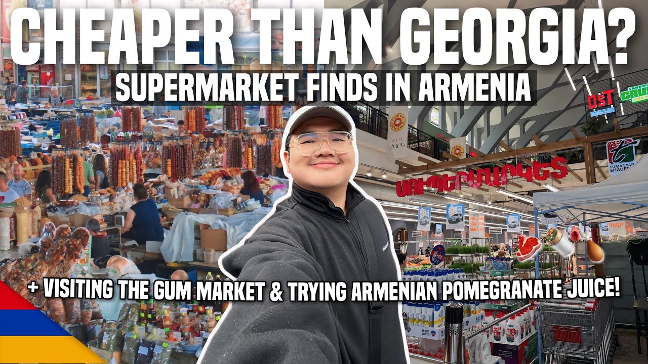 SUPERMARKET FINDS in ARMENIA: CHEAPER THAN GEORGIA? 🇦🇲 | Ivan de Guzman