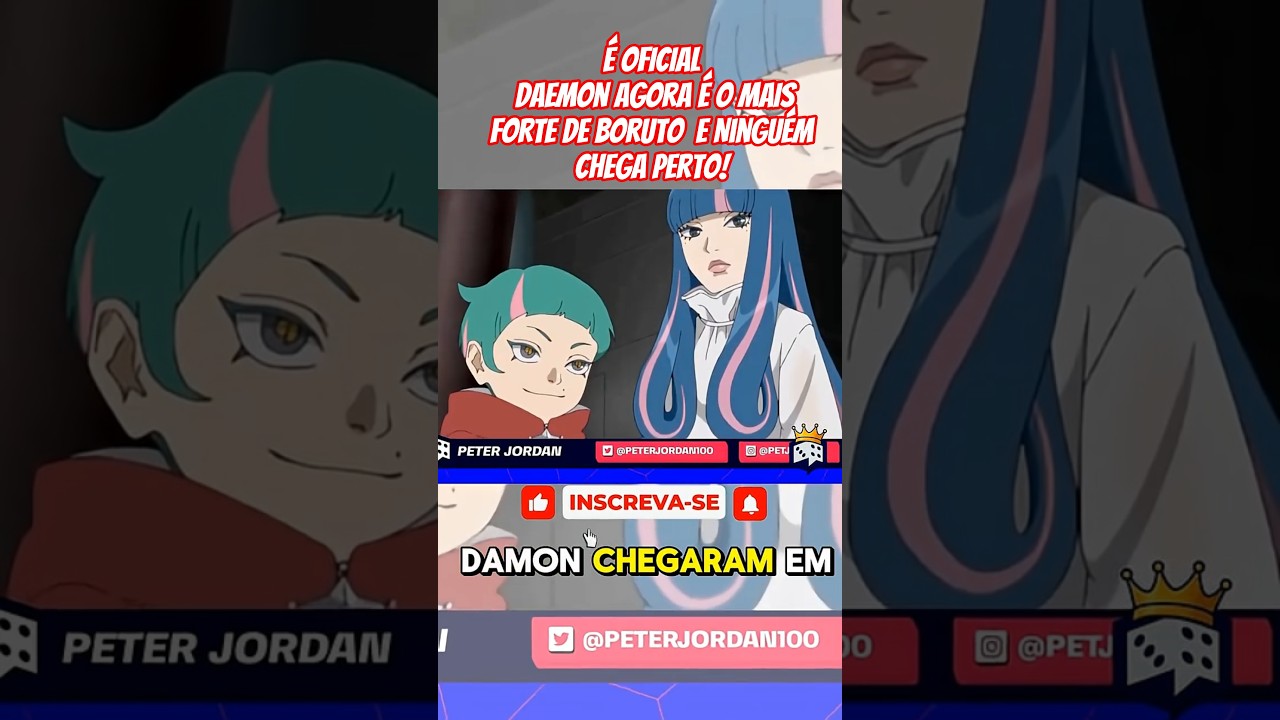 É OFICIAL Daemon Agora É o MAIS FORTE de Boruto – e Ninguém Chega Perto!