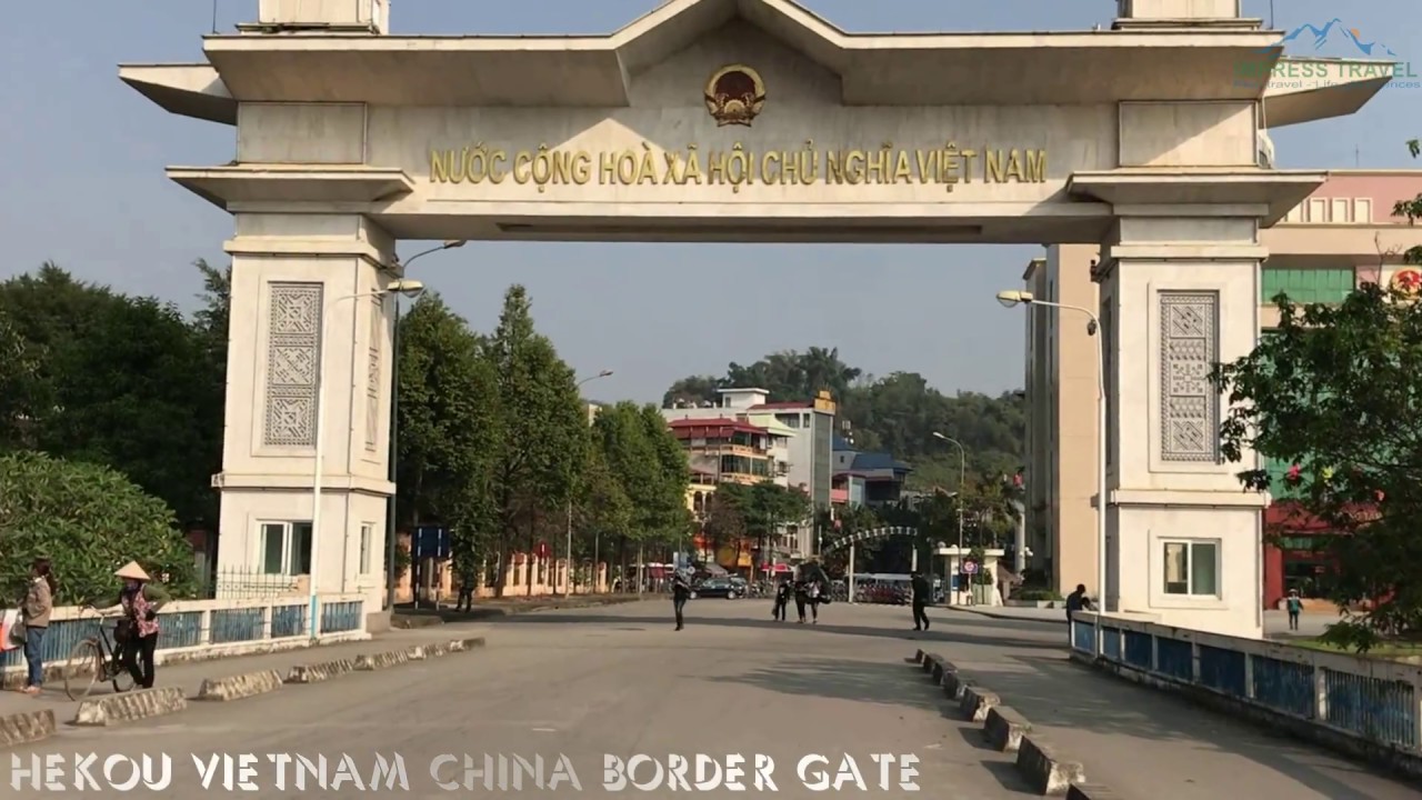 Hekou Vietnam China Border Gate in Lao Cai