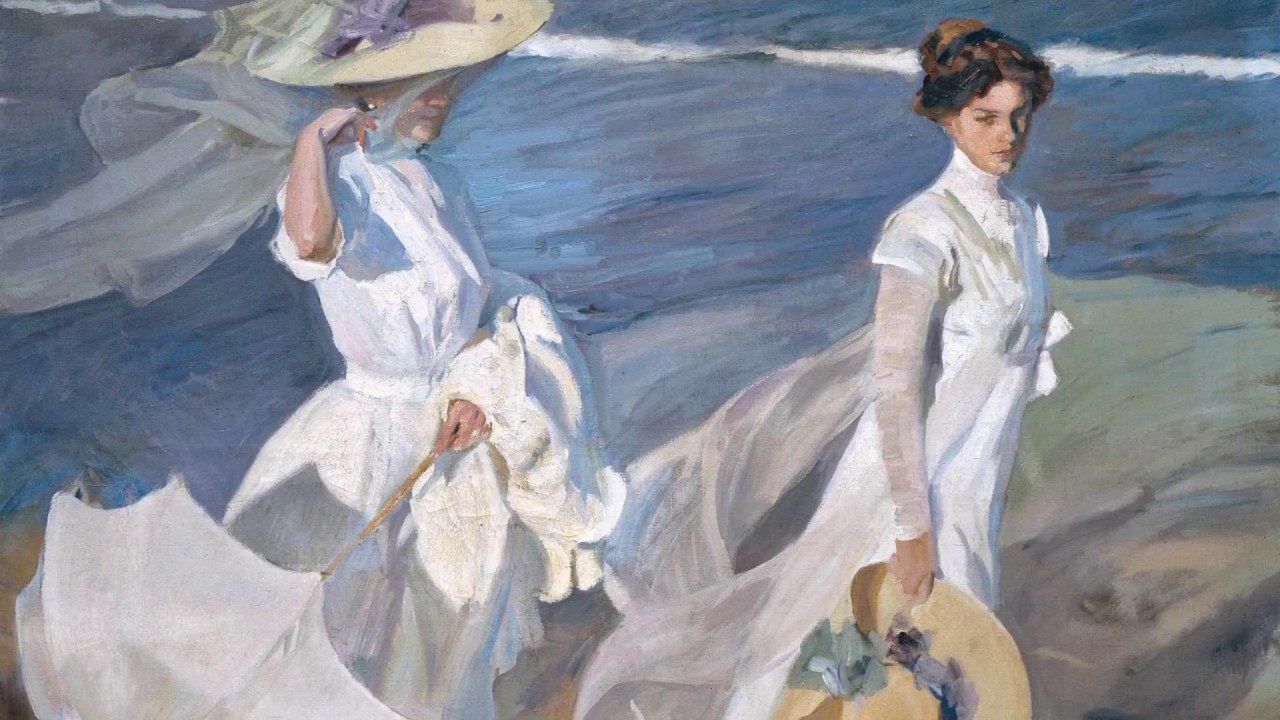 [EN] Strolling along the Seashore - Joaquín Sorolla (1909) [Analysis