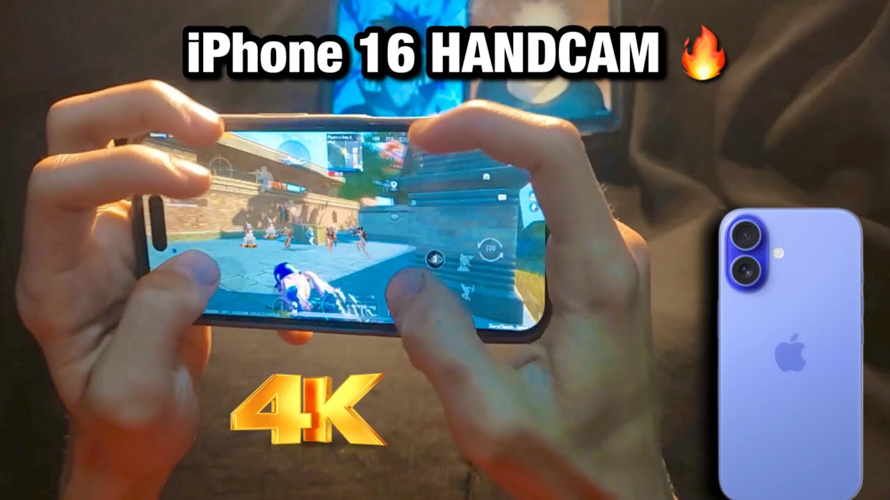 Iphone 16 handcam pubg 2025 🔥 HDR+ Extreme graphics / new update Pubg Mobile Test!