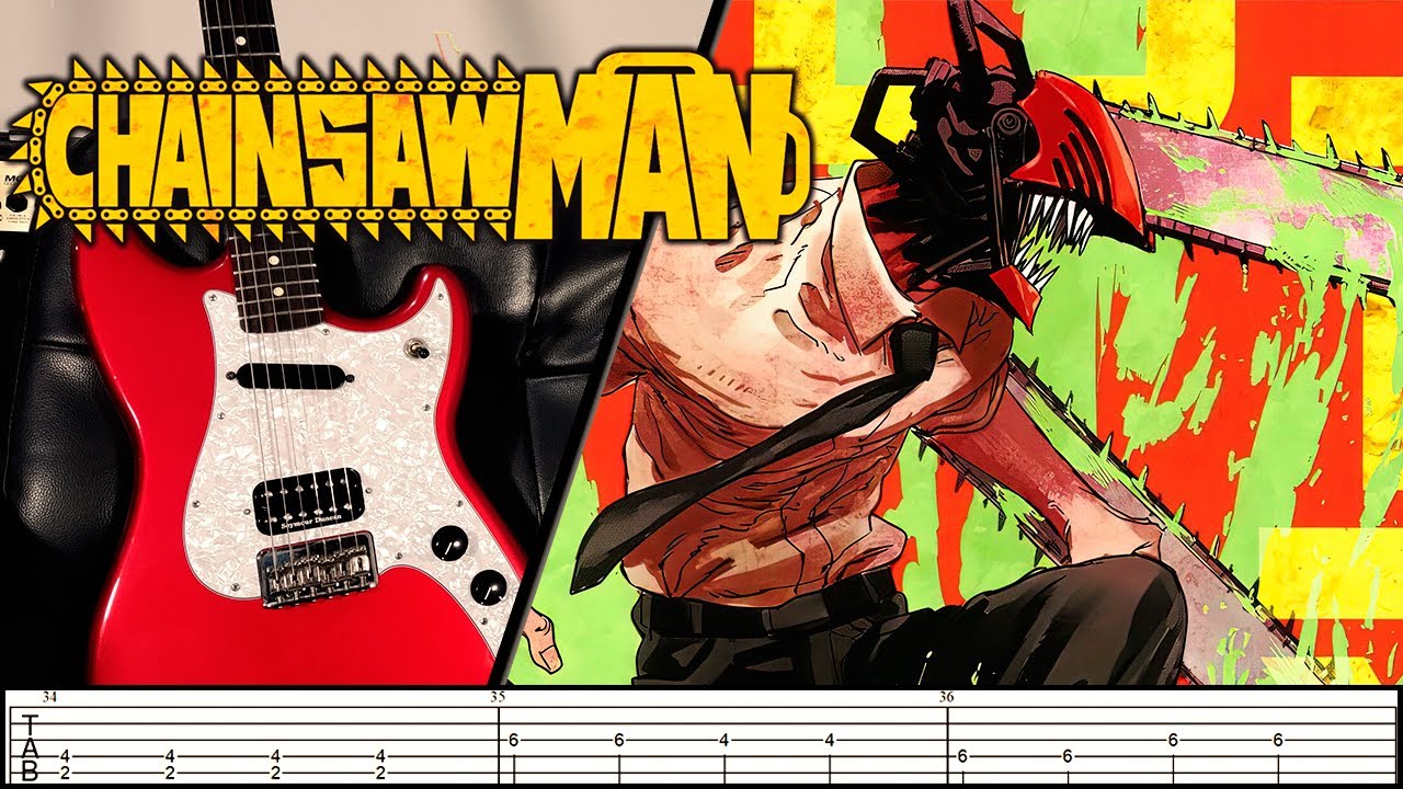 [TABS] CHAINSAW MAN OP【KICK BACK】Guitar Cover