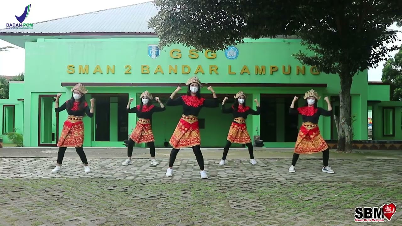 Lomba Cipta Gerak Jingle Budaya Pangan Aman SMAN 2 Bandar Lampung
