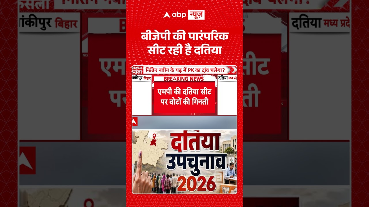 Datia Election Results : बीजेपी की पारंपरिक सीट रही है दतिया #DatiaByElection #DatiaNews #BJP