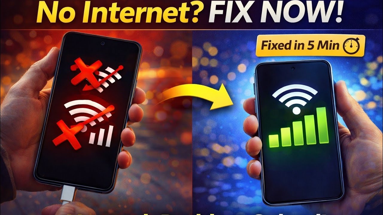Internet Problem Solved! 🔥 Mobile Data Not Working Fix for All Android Phones