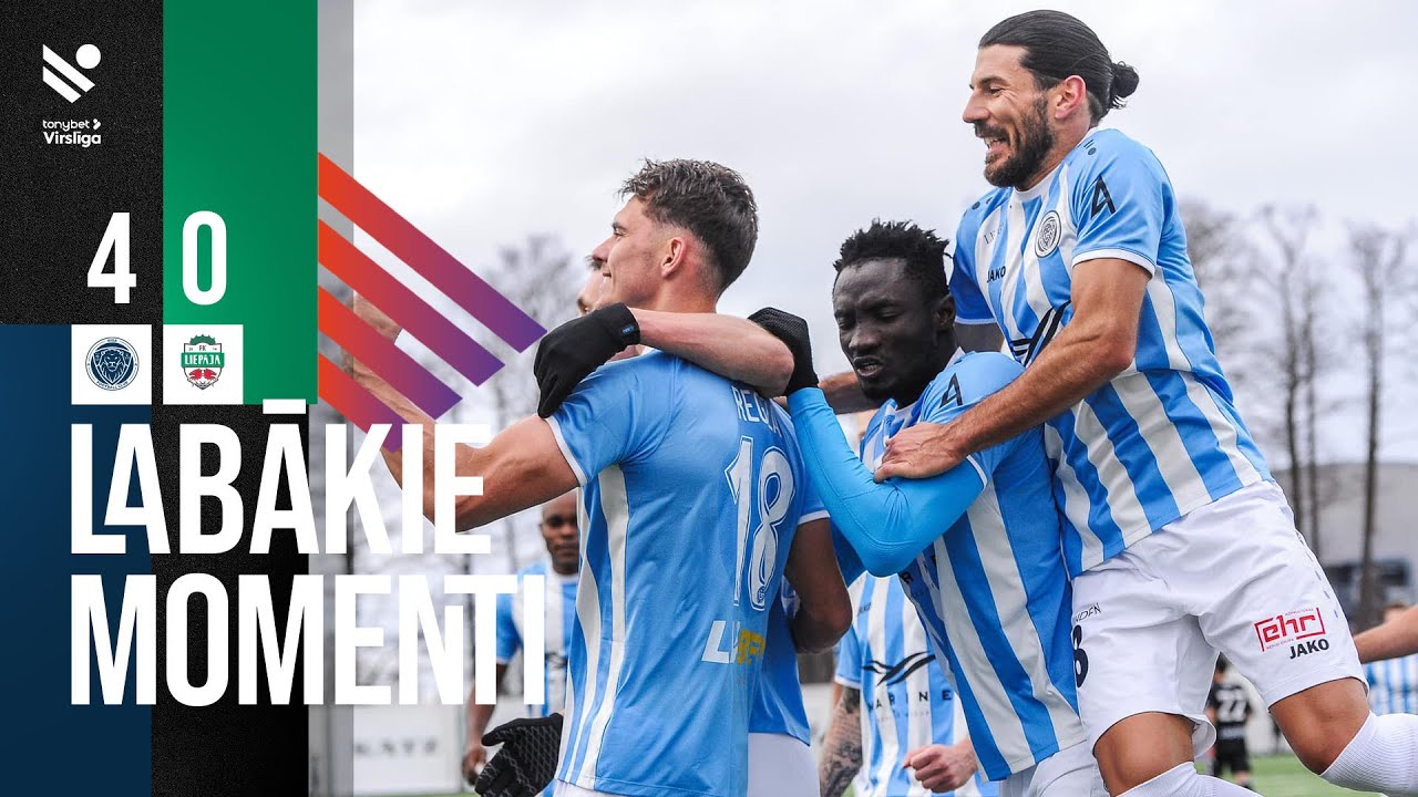 4. kārta: Riga FC 4:0 FK Liepāja (Labākie momenti)