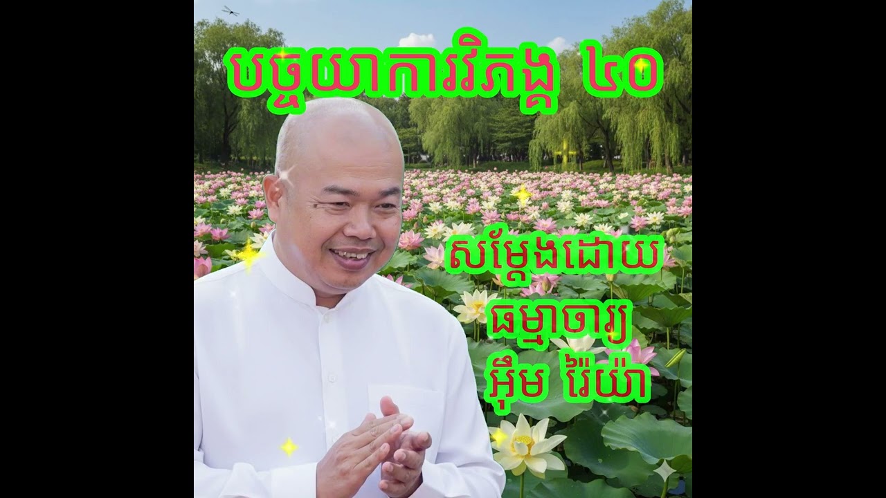 បច្ចយាការវិភង្គ ឬបដិច្ចសមុប្បាទធម៌​ ៤០ #ព្រះធម៍ #ធម៌អប់រំចិត្ត #ធម៌ទេសនា #ធម្មទានអប់រំចិត្ត