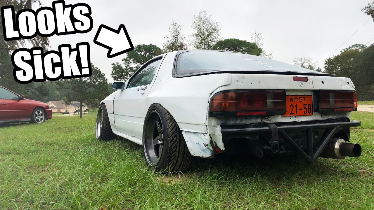 Abandoned FC RX7 Get's Coilovers and New Wheels! *Making The FC Look Good Again!*