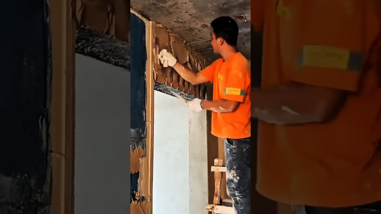 The easiest and fastest process for plastering walls
