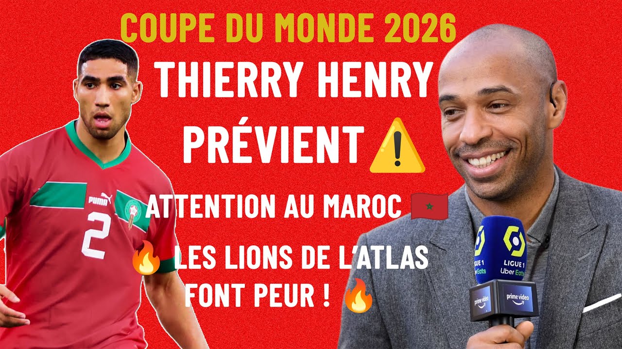 Thierry Henry pr&eacute;vient le monde : 