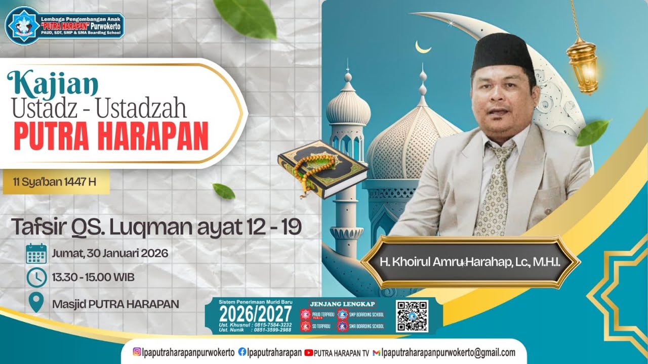 Kajian Ustadz-Ustadzah Putra Harapan 