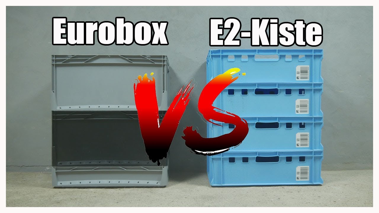 KistenregalEurobox vs. E2-Kiste – Regal selber bauen & Vergleich