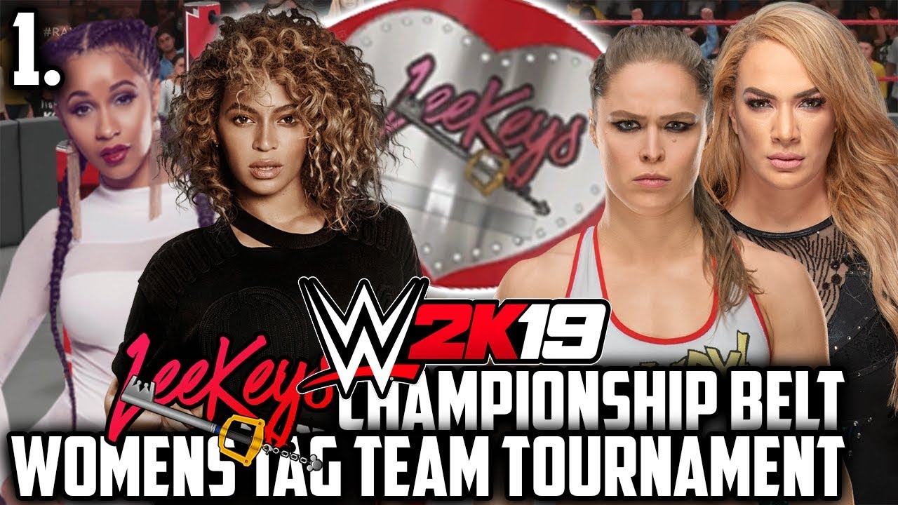 Женский командный турнир | WWE 2K19 — Карди Би и Куин Би против Нии Джакс и Раунды Раузи — Раунд 1