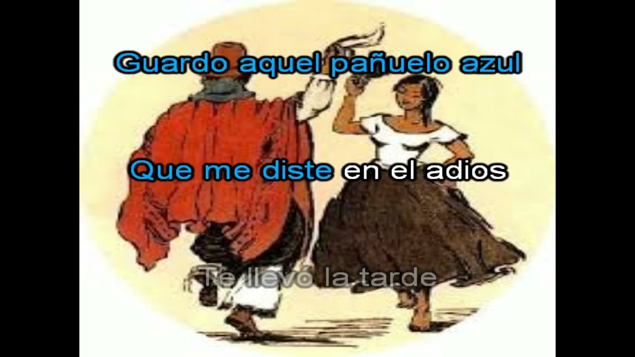 Zamba azul karaoke Tito Francia