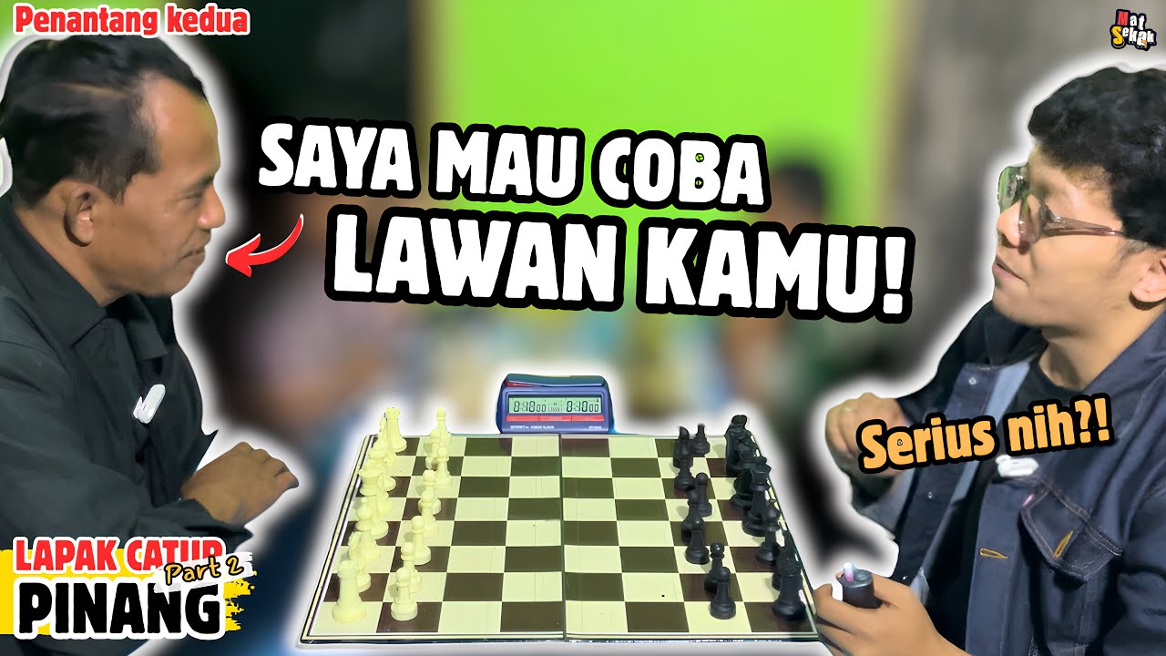 BARU MULAI SUDAH HILANG PERWIRA !! PENANTANG INI PENASARAN LAWAN MATSEKAK LAPAK CATUR PINANG Part 2