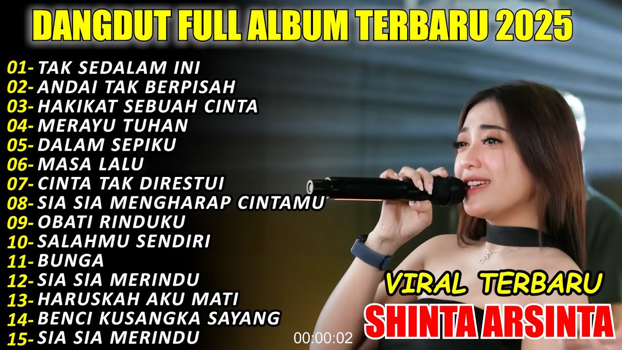 TAK SEDALAM INI ARSINTA DANGDUT FULL ALBUM TERBARU DANGDUT KOPLO TERBARU 2025! PIK NADA