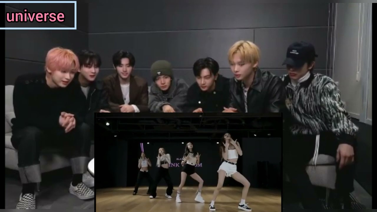 Enphyen Reaction to Blackpink 'pink venom ' Dance practice (fanmade)