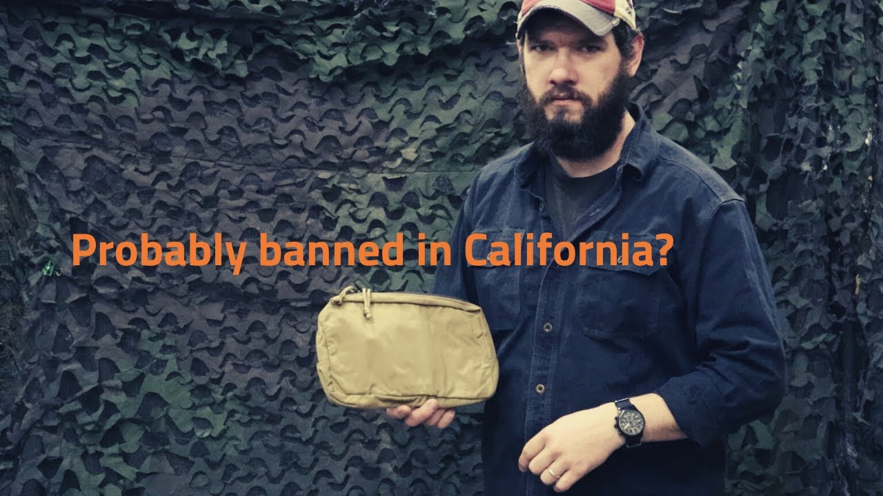 Banned in California? Probably - USMC Assault Pouch, Coyote Brown