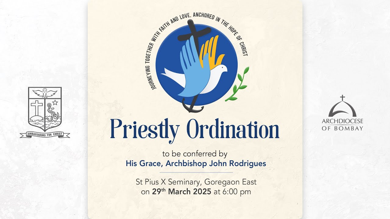 Archdiocese of Bombay - Priestly Ordinations 2025 | St Pius X College, Goregaon East