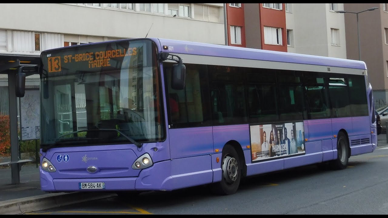 Citura La ligne 13 (Bezannes Gare Champagne TGV vers St Brice Mairie)