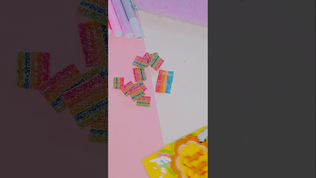 How to make Chupa chups jelly 😋 #diy #craft #easytomake #nanotape
