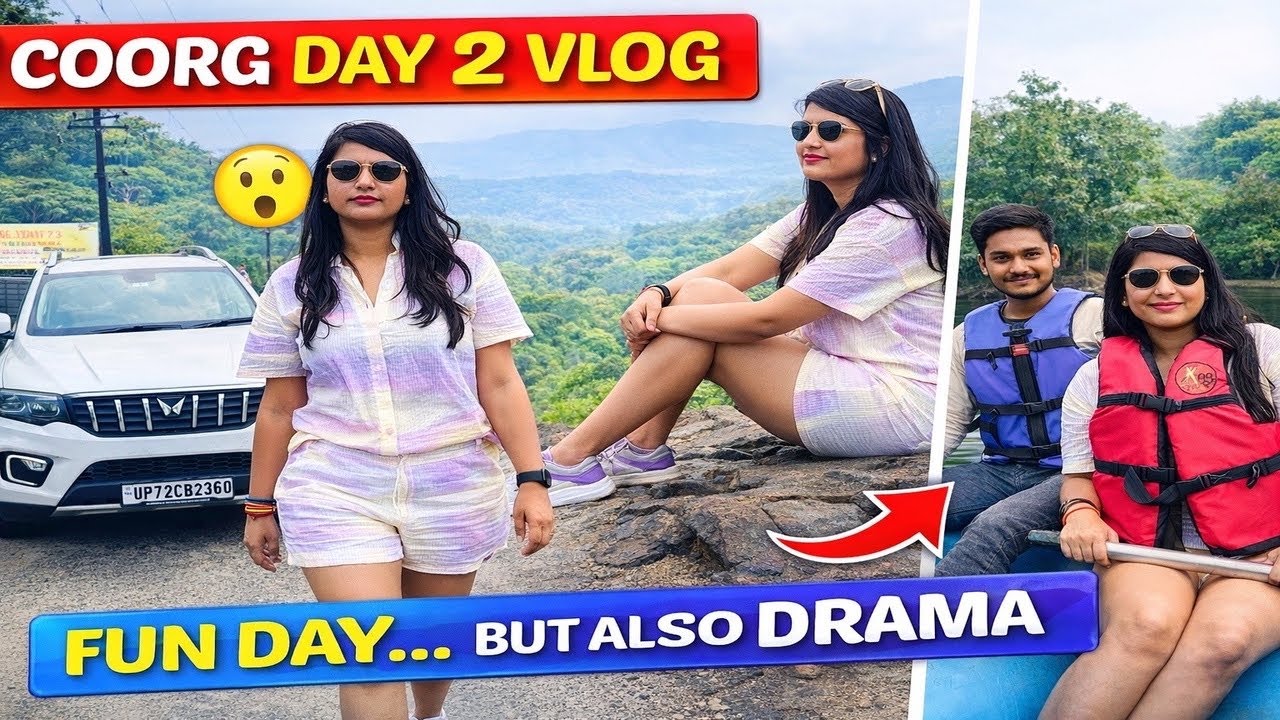 Coorg Day 2 🌿 From peaceful hills to unexpected experiences… this day was full of surprises 😅