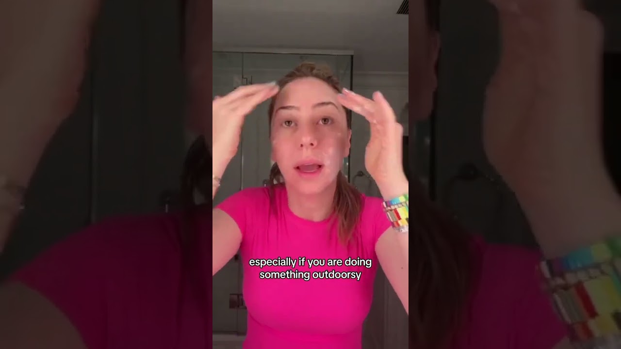 Sunscreen Hack for Sensitive Eyes #shorts