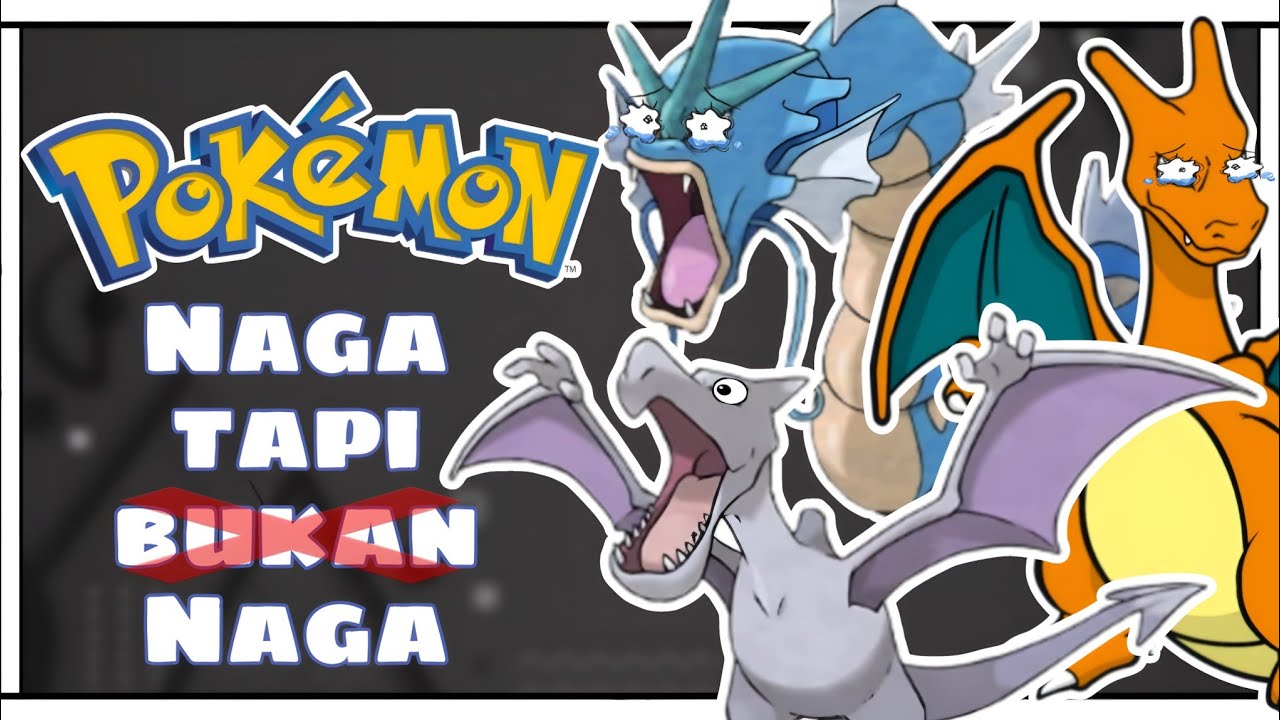 10 POKEMON mirip Naga tapi bukan tipe naga