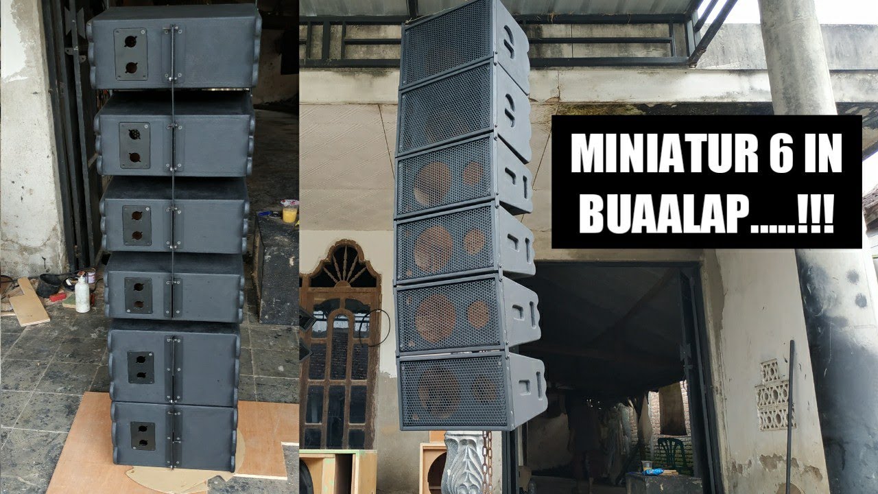 MEMBUAT BRACKET LINE ARRAY MINIATUR SIMPEL RASA BUILT UP.
