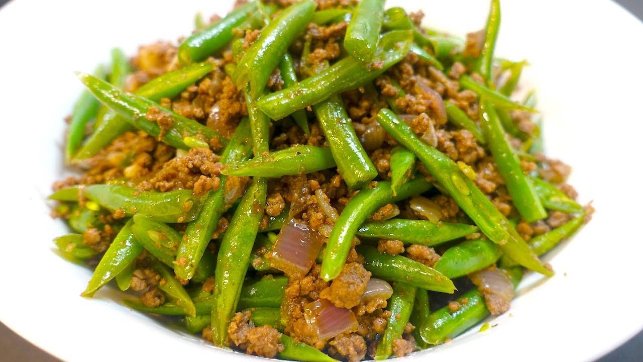 Ginisang Sitaw at Beef Giniling l Green Beans & Ground Beef | Filipino Cuisine | Cooking Philippines