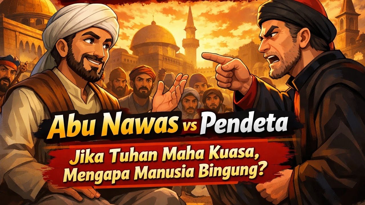 Debat Panas‼️ Abu Nawas vs Pendeta – Jika Tuhan Maha Kuasa, Mengapa Manusia Masih Bingung? 