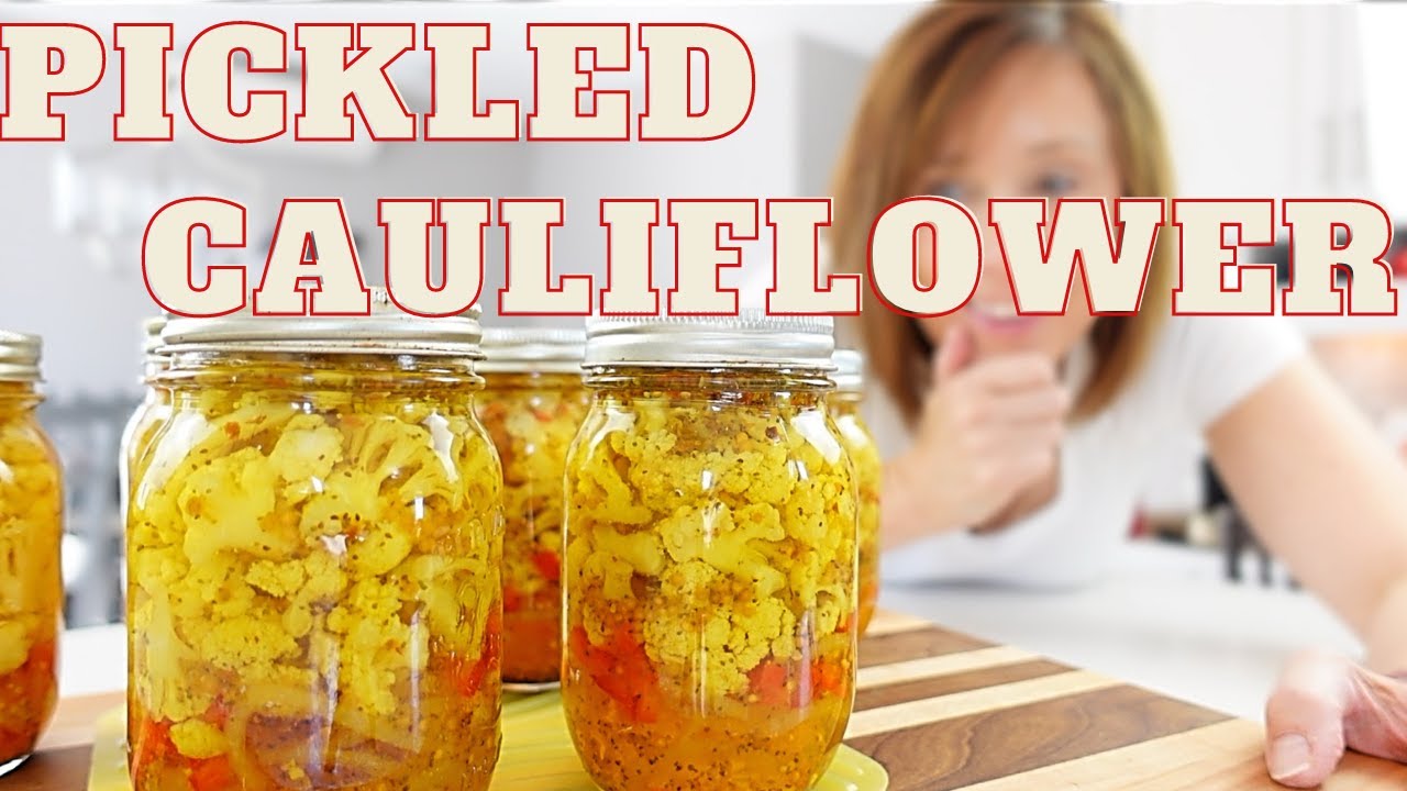TANGY and CRUNCHY Delight - Homemade PICKLED CAULIFLOWER
