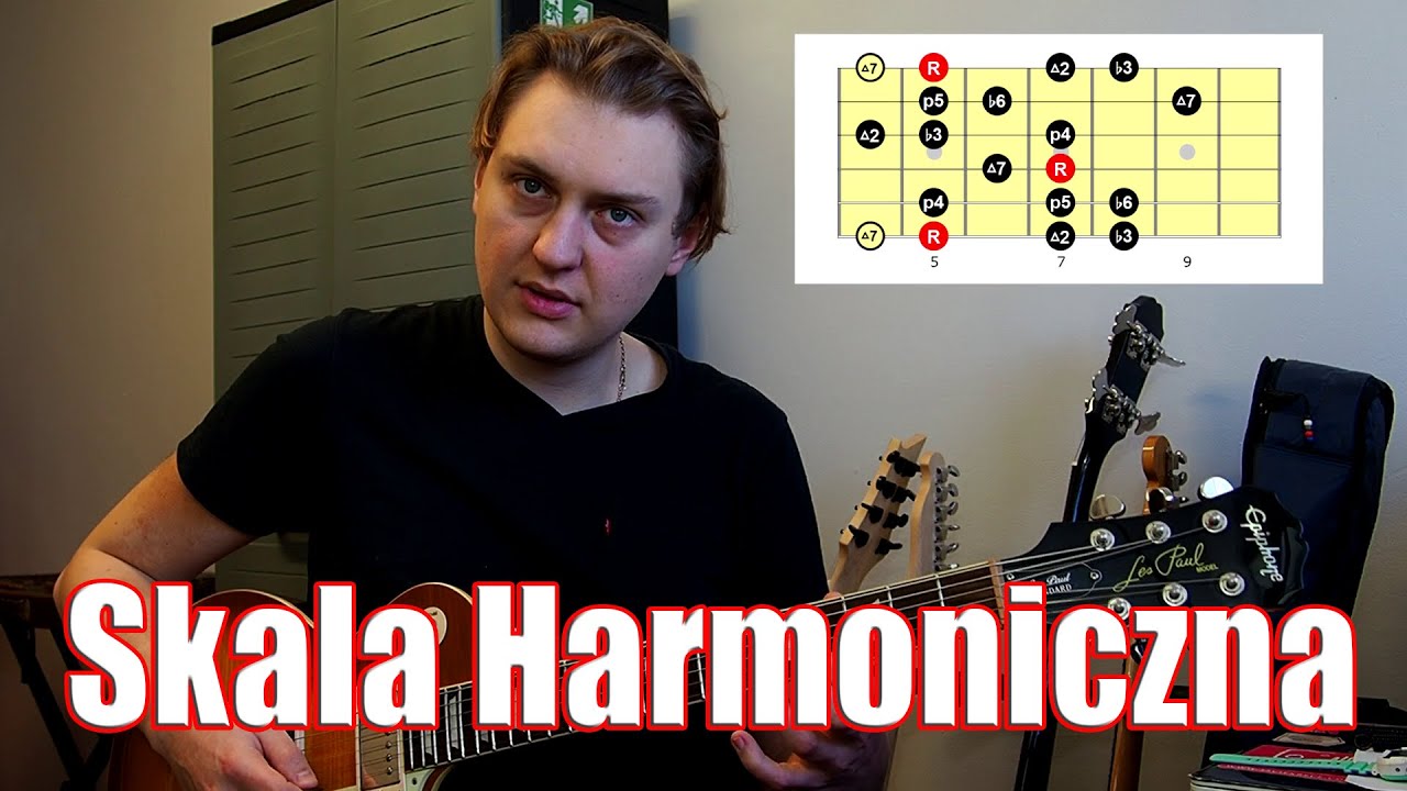 Skala harmoniczna - lekcja gitary dla początkujących
