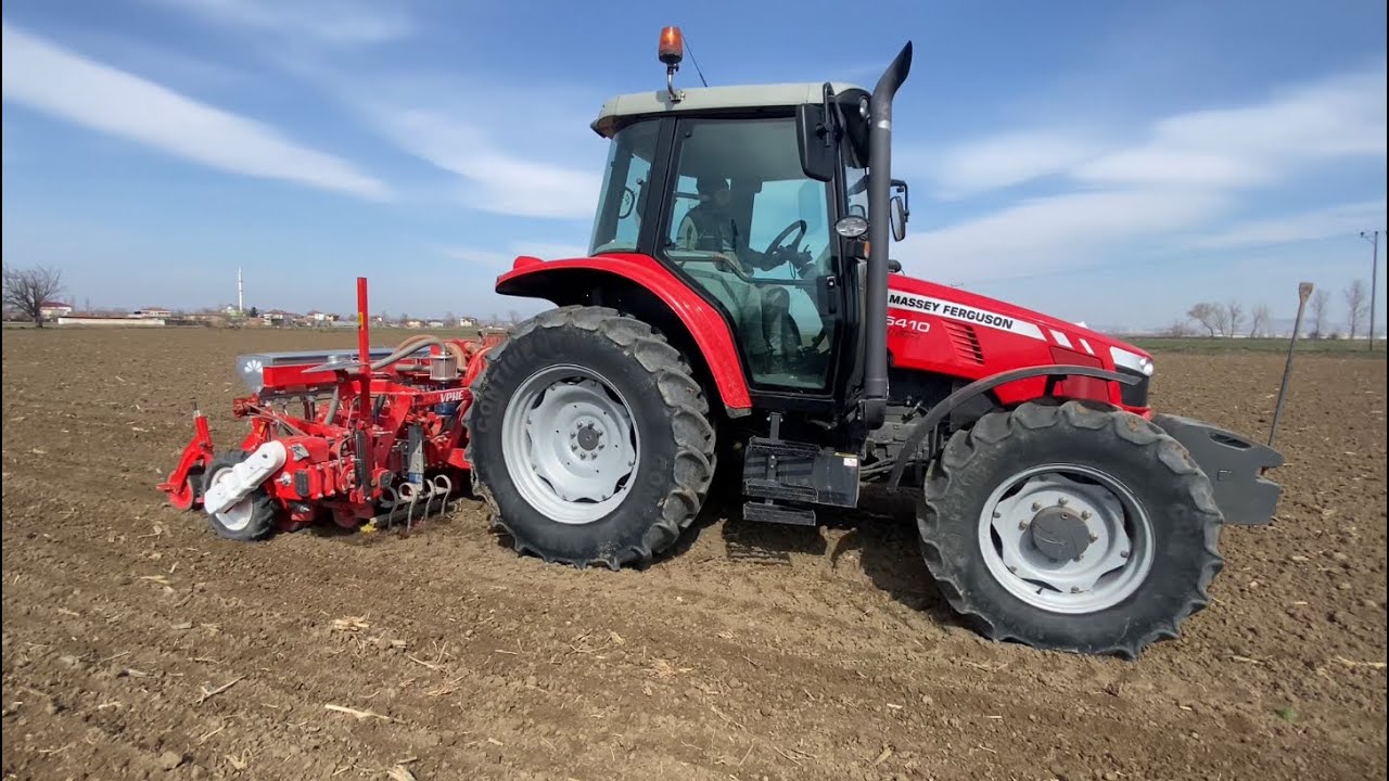 HASSAS SOĞAN EKİM MİBZERİ İLE TARLAYI EKTİK / MASSEY FERGUSON 5410 DYNA-4