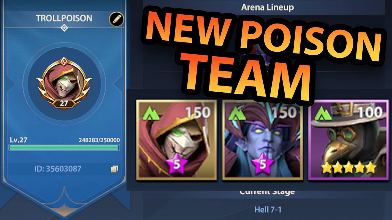 Infinite Magicraid : BUILDING A POISON TEAM !! BETTER THAN HP BURN ?!