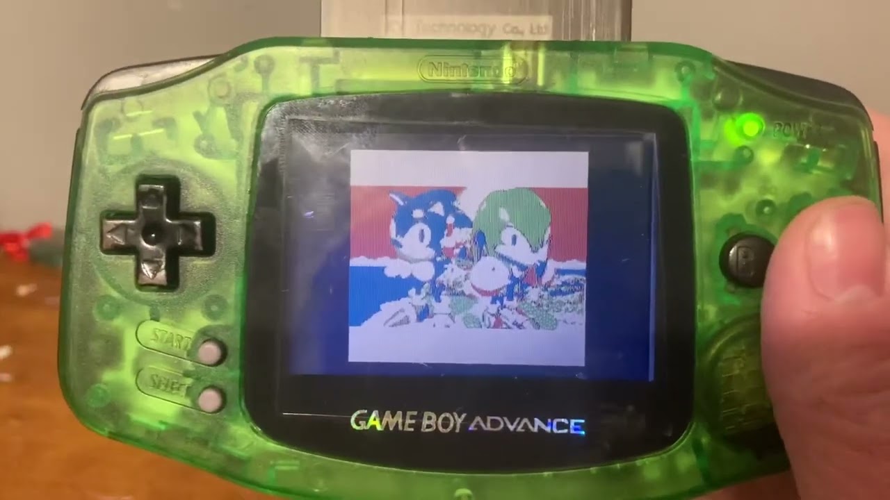 Sonic Gameboy bootlegs on real hardware