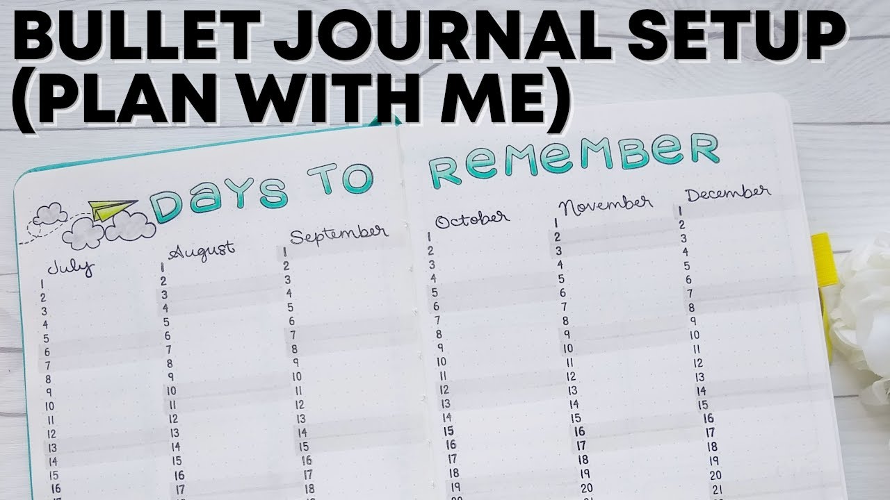 Bullet Journaling (in under 5 Minutes!) :: Bullet Journal Set Up / January Plan With Me