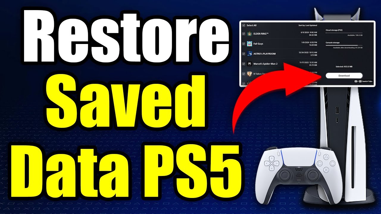 How To Restore Game Save Data On PS5 - Easy Guide