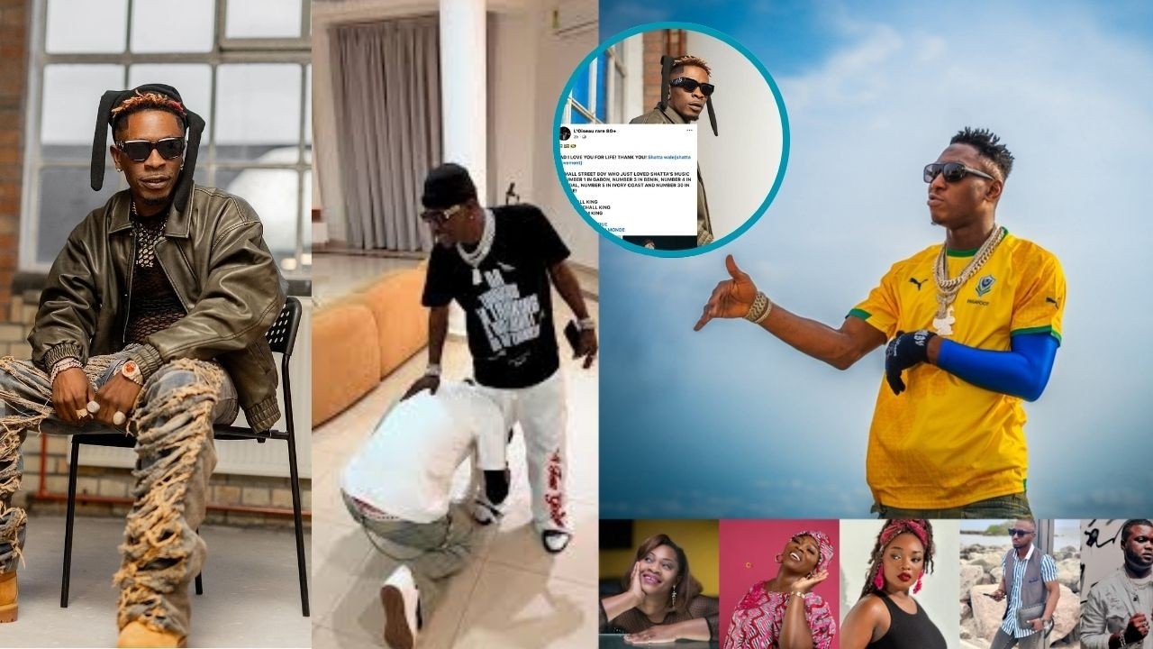 KING SHATTA WALE IS THE INTERNATIONAL ARTISTS IN GABON...