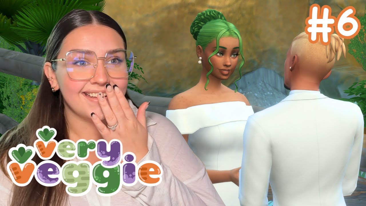 GRWM, пока мы ПОЖЕНИМСЯ!!! в испытании «Очень вегетарианское наследие» - The Sims 4 - Moesi