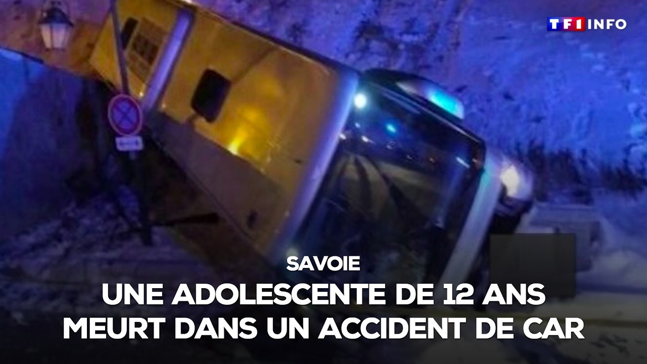 Savoie : une adolescente de 12 ans meurt dans un accident de car｜TF1 INFO