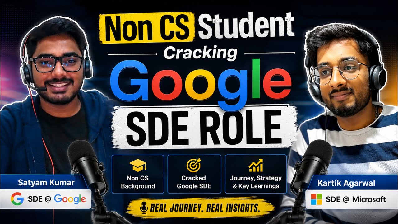 Non-CS to Amazon, Samsung & Google 🔥 | DSA Roadmap That Works