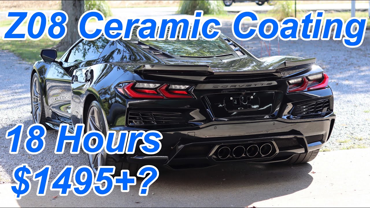 Керамическое покрытие для автомобилей. Что входит в состав? | Новый Corvette Z06 | Visual Pro Det...