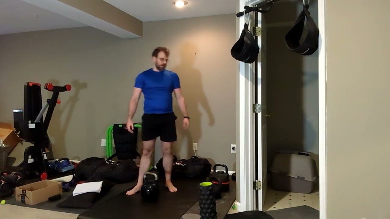 Workout Vlog 499- 10 RM Testing Part 1 at Home