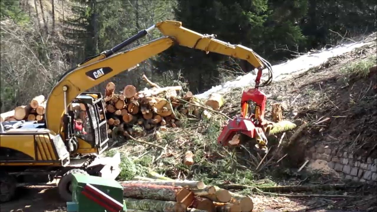 Caterpillar M318D / Woody 60