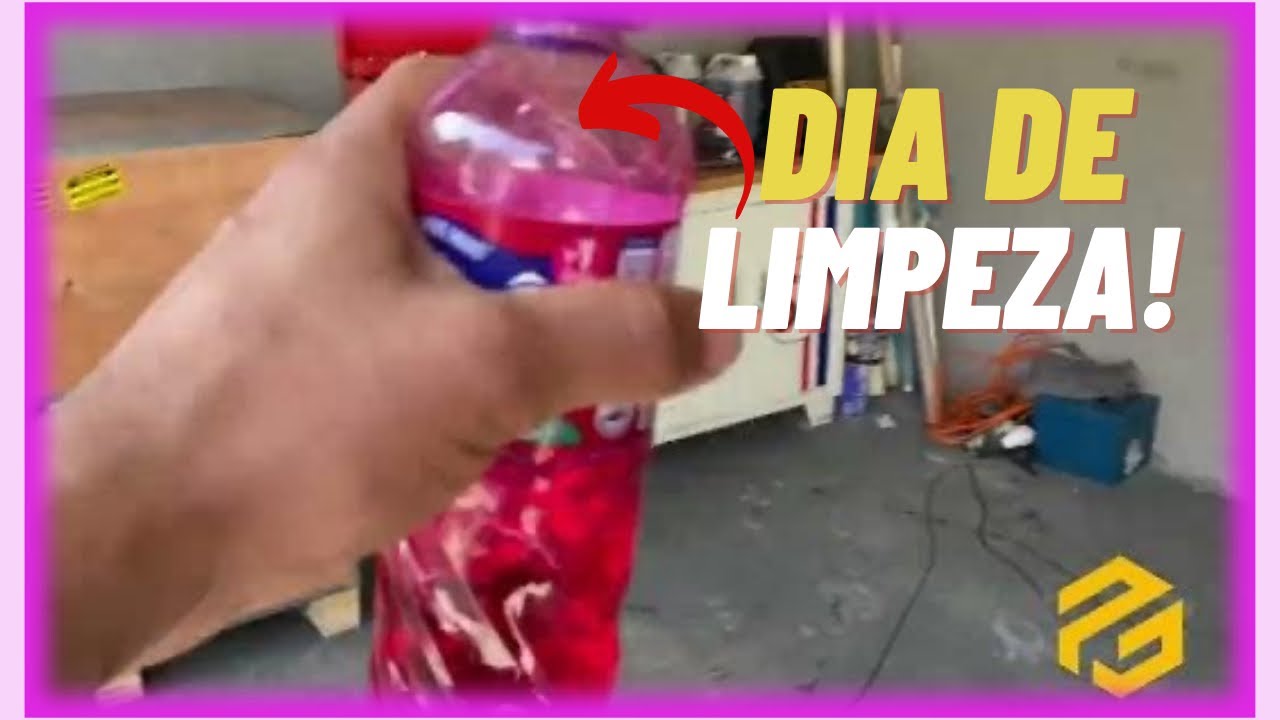LIMPANDO ÓLEO E GRAXA DO CHÃO DA GARAGEM