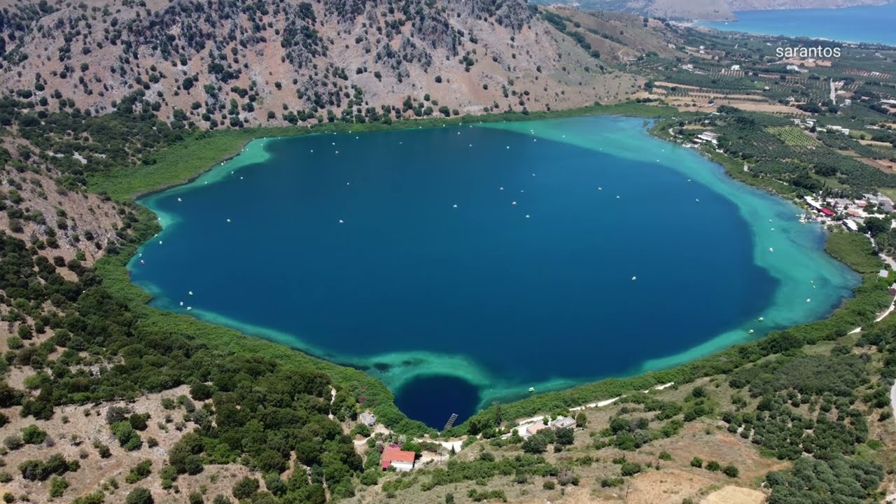 Kournas Lake the magical mirror / Drone / Λίμνη Κουρνά η μαγική λίμνη καθρέφτης