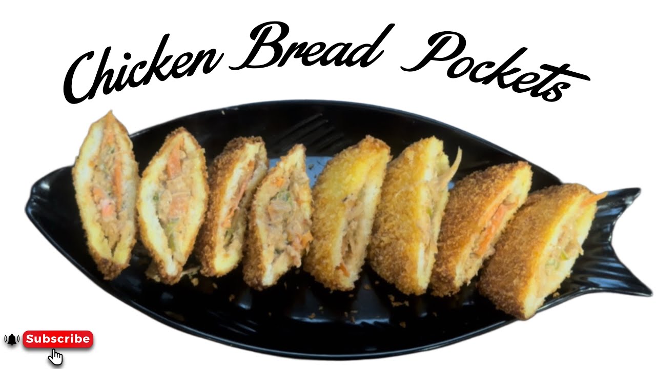 Ramadan Special Chicken Bread Pockets ✨ | #viral #tranding #cookingvideo #chickenbreadpockets 