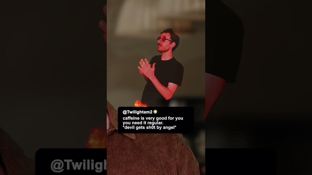 MEMBERS wrote this sketch about the devil and angel arguing over coffee w/ @JosiahSchneider