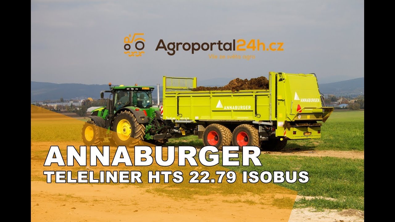 ANNABURGER TeleLiner HTS 22.79 ISOBUS | První rozmetadlo pro precizní aplikaci v ČR